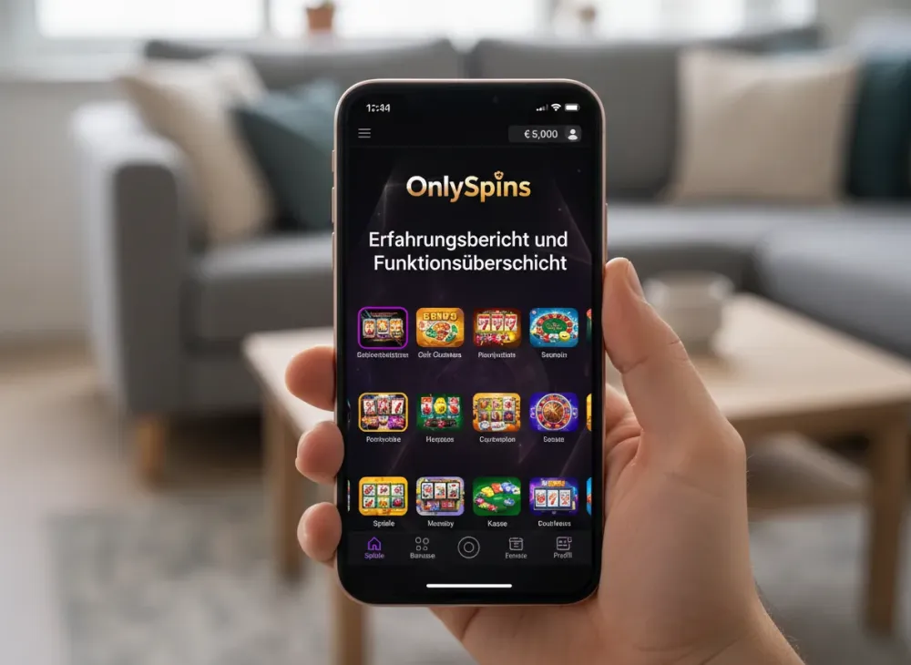 Onlyspins app Erfahrungsbericht und Funktionsübersicht