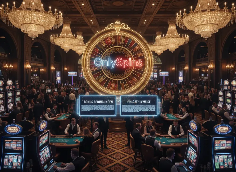 Onlyspins bonus Bedingungen und Einlösehinweise